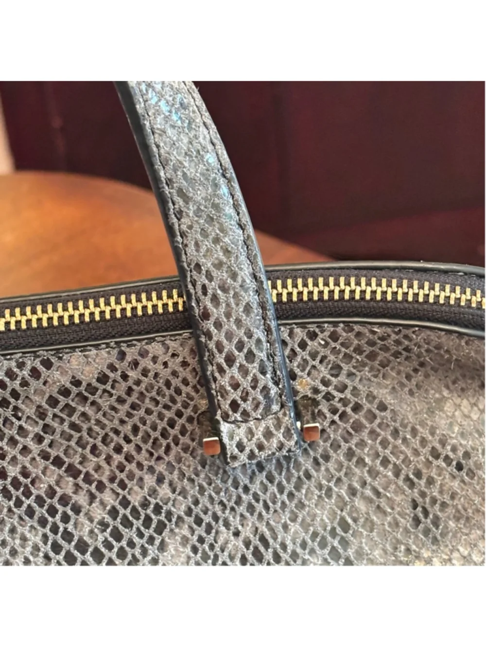 KATE SPADE NY PARLIAMENT SQUARE SAVANNAH CROSSBODY FEATURING SNAKE PRINT DESIGN